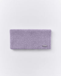 Wool Rib Knit Headband | Lavender Purple