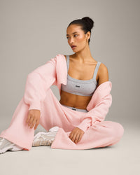 Seamless Scoop Neck Bralette | Grey Marl