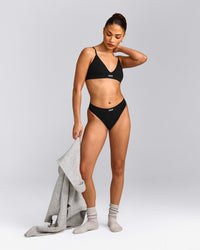 Seamless Thong | Black