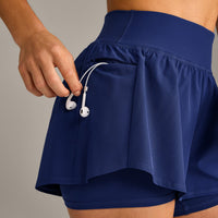 UnifiedMove™ Double Layer Shorts 5" with Reflective Logo | Varsity Blue