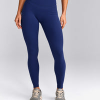 UnifiedMove™ High Waisted Leggings with Reflective Logo | Varsity Blue