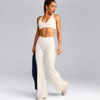 UnifiedMove™ Micro Bralette with Reflective Logo | Marshmallow White