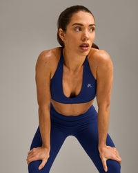 UnifiedMove™ Micro Bralette with Reflective Logo | Varsity Blue