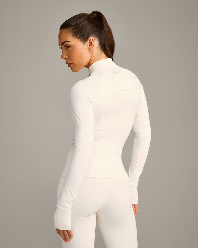 UnifiedMove™ Pocket Jacket with Reflective Logo | Marshmallow White