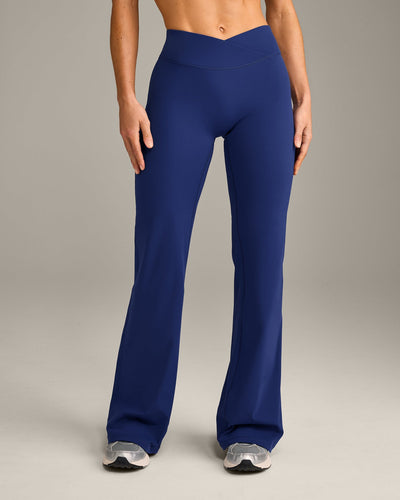 UnifiedMove™ Wrap Flared Bottoms with Reflective Logo | Varsity Blue