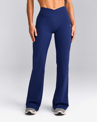 UnifiedMove™ Wrap Flared Bottoms with Reflective Logo | Varsity Blue