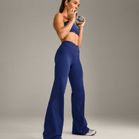 UnifiedMove™ Wrap Flared Bottoms with Reflective Logo | Varsity Blue