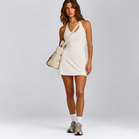 Quilted Midi Tote | Oatmeal