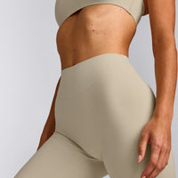 SoftMotion™ Flared Bottoms with Grey Logo | Oatmeal