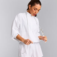 AirMove™ Jacket with Bonding with Reflective Logo | White