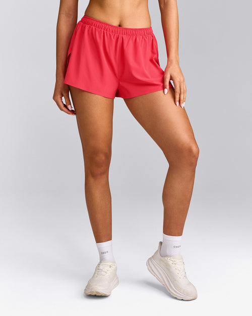 AirMove™ Lined Shorts 2" with Pocket and Reflective Logo | Charged Pink