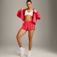 AirMove™ Lined Shorts 2" with Pocket and Reflective Logo | Charged Pink
