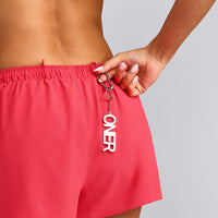 AirMove™ Lined Shorts 2" with Pocket and Reflective Logo | Charged Pink
