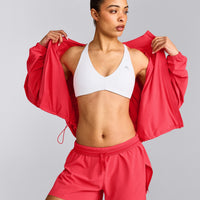 AirMove™ Lined Shorts 4" with Pocket and Reflective Logo | Charged Pink