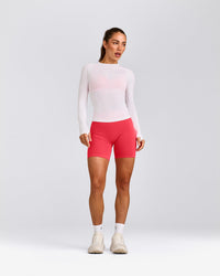 Oner Seamless Fitted Long Sleeve Top | White