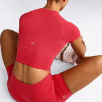 Oner Seamless Fitted Top | Light Charged Pink