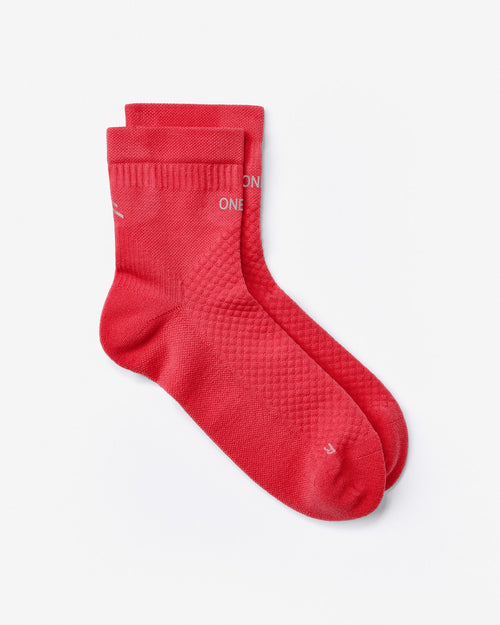 Performance Mid Crew Socks 1 Pack | Charged Pink