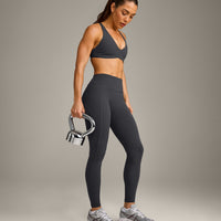 UnifiedMove™ Pocket Leggings with Bonding with Reflective Logo | Coal
