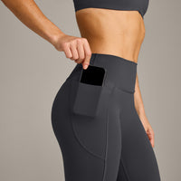 UnifiedMove™ Pocket Leggings with Bonding with Reflective Logo | Coal