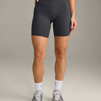 UnifiedMove™ V Front Mid Rise Shorts 6" with Reflective Logo | Coal