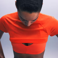 PrecisionMove™ Short Sleeve Top | Energy Orange