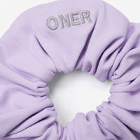 SoftMotion™ Scrunchie with Grey Logo | Lavender Purple