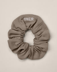 SoftMotion™ Scrunchie with Grey Logo | Minky