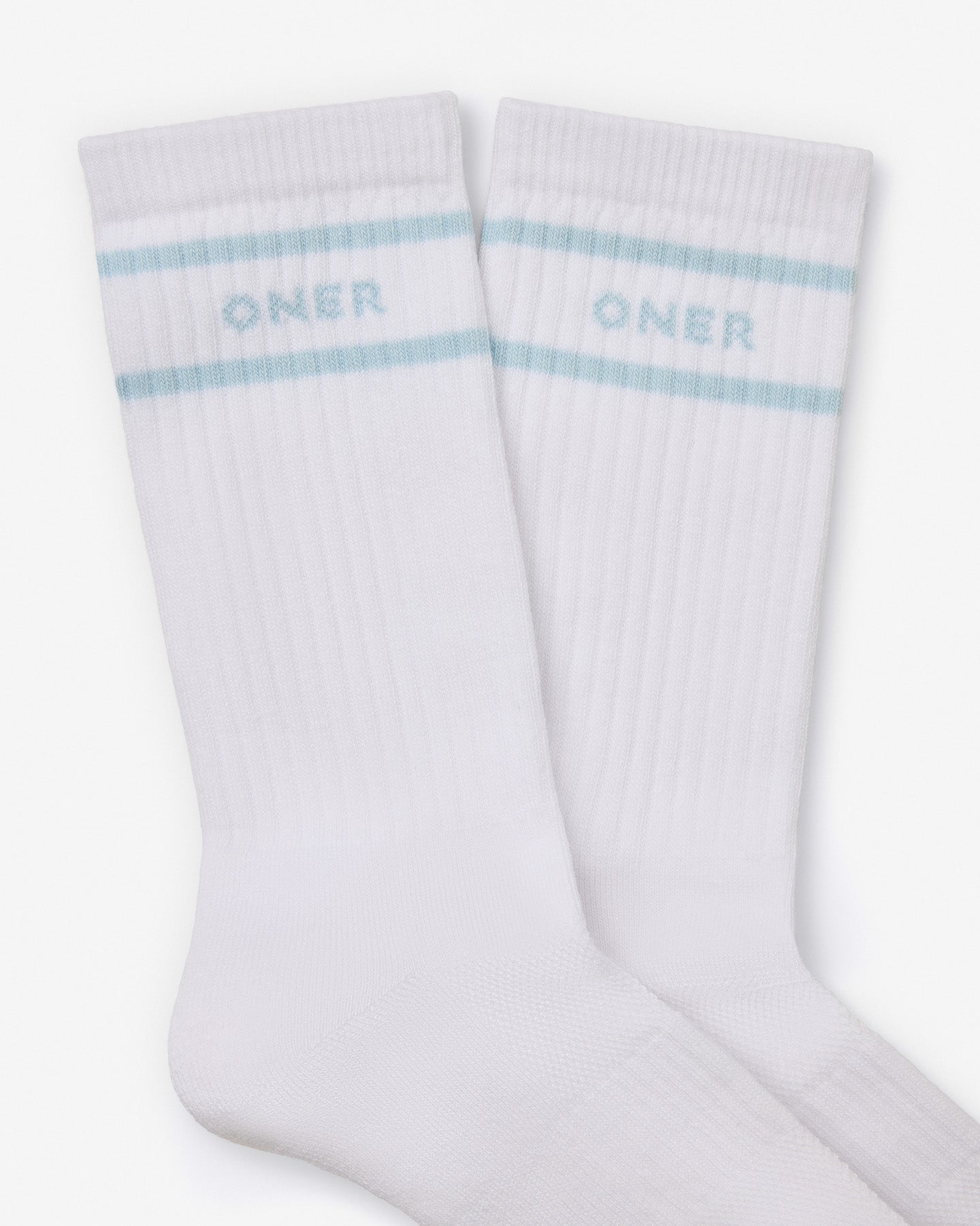 Varsity Stripe Long Crew Socks 1 Pack | Cloud Blue
