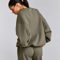 Foundations All Season Crew Neck Sweatshirt | Alpine Green