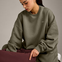 Foundations All Season Crew Neck Sweatshirt | Alpine Green
