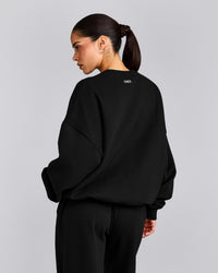 Foundations All Season Crew Neck Sweatshirt | Black