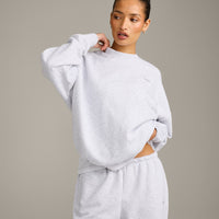 Foundations All Season Crew Neck Sweatshirt | Grey Marl