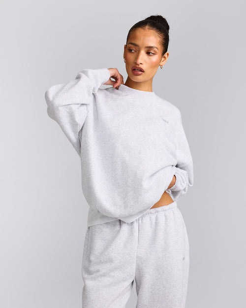 Foundations All Season Crew Neck Sweatshirt | Grey Marl