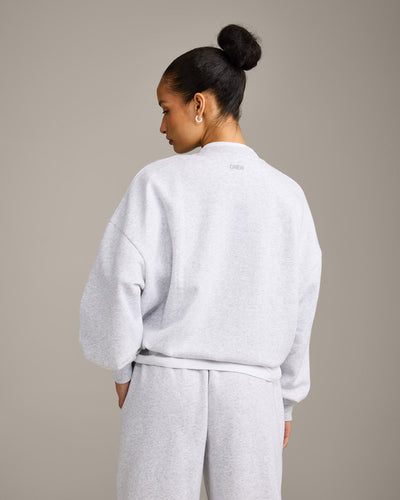 Foundations All Season Crew Neck Sweatshirt | Grey Marl