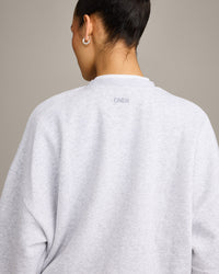 Foundations All Season Crew Neck Sweatshirt | Grey Marl