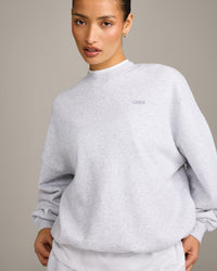 Foundations All Season Crew Neck Sweatshirt | Grey Marl
