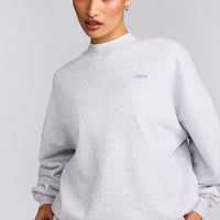 Foundations All Season Crew Neck Sweatshirt | Grey Marl