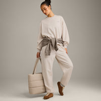 Foundations All Season Crew Neck Sweatshirt | Oat Marl