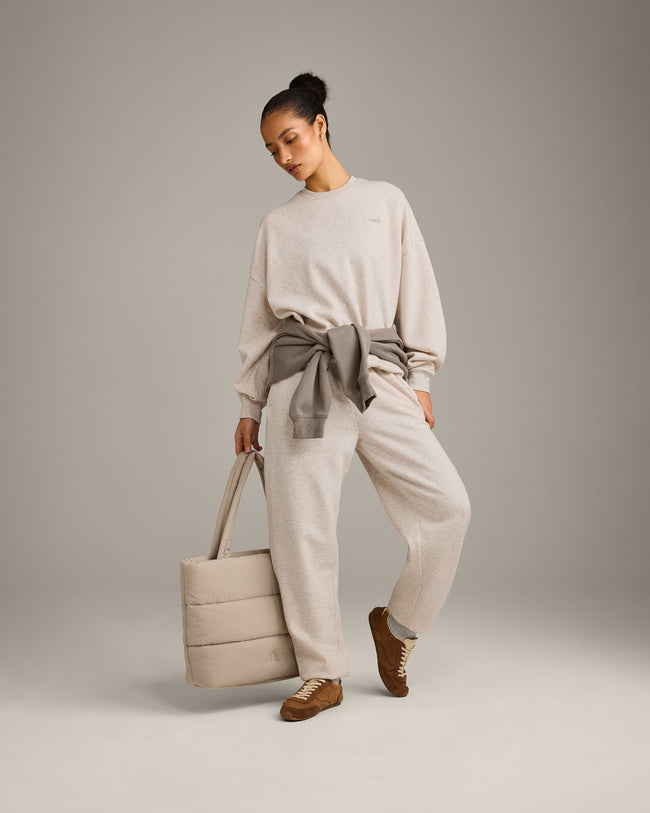 Foundations All Season Crew Neck Sweatshirt | Oat Marl