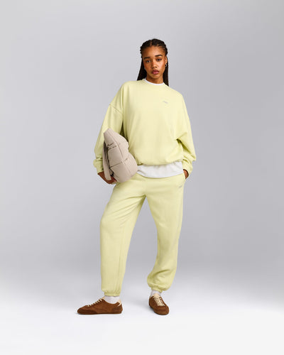 Foundations All Season Crew Neck Sweatshirt | Pastel Yellow