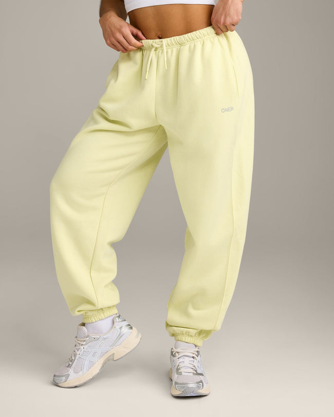 Foundations All Season Joggers | Pastel Yellow
