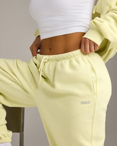 Foundations All Season Joggers | Pastel Yellow