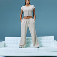 Foundations All Season Straight Leg Joggers | Oat Marl