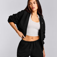 Foundations All Season Zip Through Hoodie | Black