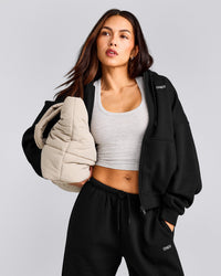 Foundations All Season Zip Through Hoodie | Black