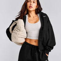 Foundations All Season Zip Through Hoodie | Black