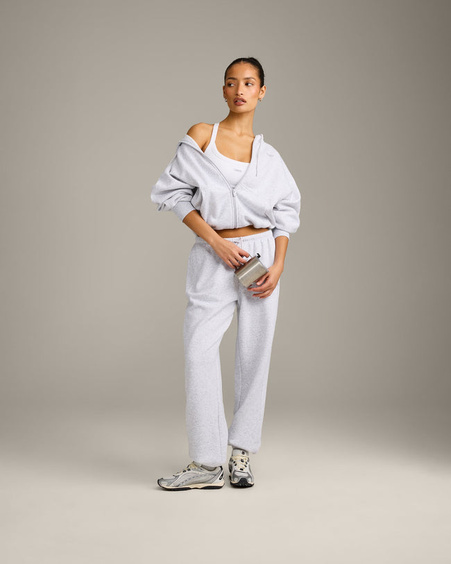 Foundations All Season Zip Through Hoodie | Grey Marl