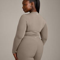 Mellow™ Motion Crew Neck Long Sleeve Mid Top | Warm Minky