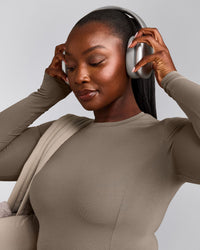 Mellow™ Motion Crew Neck Long Sleeve Top | Warm Minky