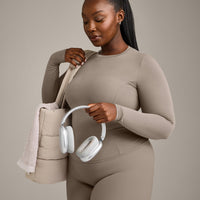 Mellow™ Motion Crew Neck Long Sleeve Top | Warm Minky